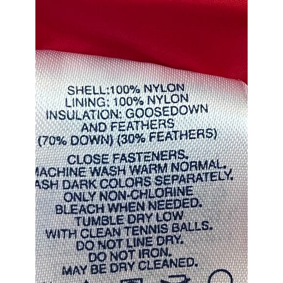 Lands’ End Men’s Large 42-44 Red Button Down Vest 95694 Sleeveless Casual Retro - Picture 4 of 6